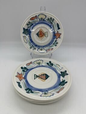 Studio Nova Aruba Set of 4 Saucers 6.5"